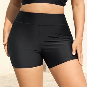 BloomChic Classic Black Swim Shorts
